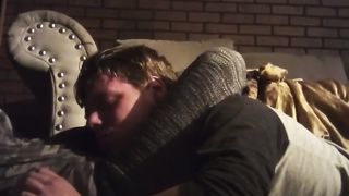 ScissorSara triangle chokes headscissors her boyfriend knockout