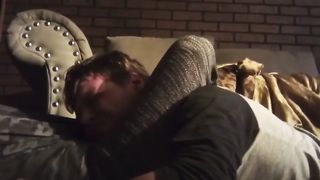 ScissorSara triangle chokes headscissors her boyfriend knockout