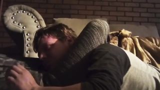 ScissorSara triangle chokes headscissors her boyfriend knockout