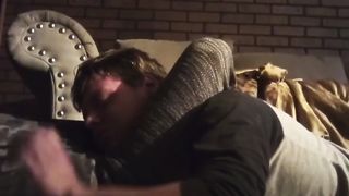 ScissorSara triangle chokes headscissors her boyfriend knockout