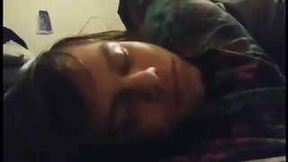 ScissorSara knockout her boyfriend in front headscissors again