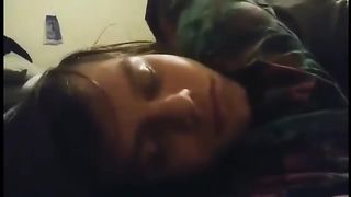 ScissorSara knockout her boyfriend in front headscissors again