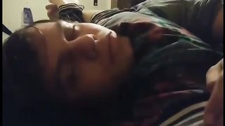 ScissorSara knockout her boyfriend in front headscissors again