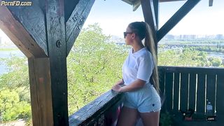 Strong karate bare feet beat two guys