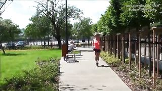 Pervert love dirty feet socks park