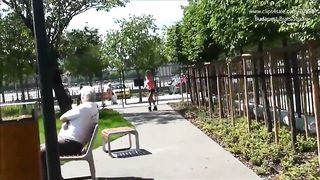 Pervert love dirty feet socks park