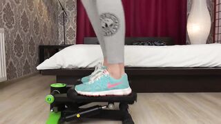 UnderGirlsFeet - Erin - Stinky Sweaty Workout Feet