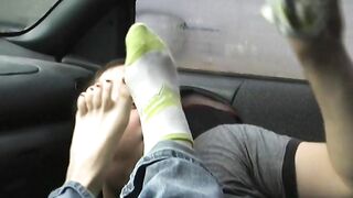 Dreamgirls In Socks - Cassandra's Car Punishment