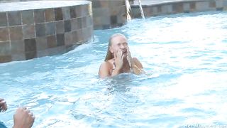 Aleesha Young pool party