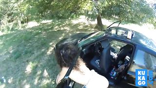 Une jolie francaise denudee dehors