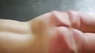 Lezdom - slave girl Getting the Cane