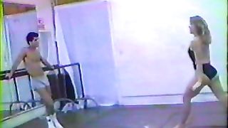 strong dancer crushes man