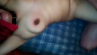 Slut Asian gf blindfolded and fucked by Craigslist cock