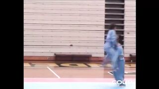 Karate dominant girl