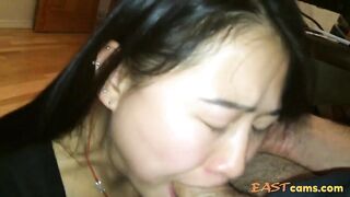 Cute Asian Tricked in Giving (The Best) Deepthroat Around #1