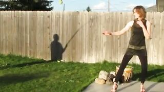 Mel high Heels Kicks