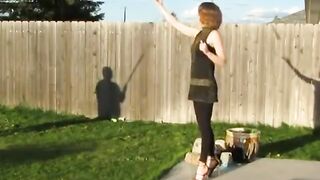 Mel high Heels Kicks