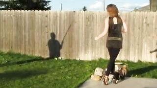 Mel high Heels Kicks