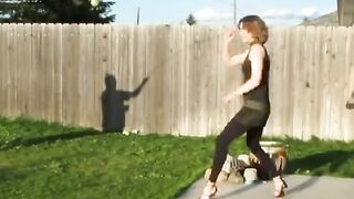 Mel high Heels Kicks