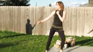 Mel high Heels Kicks