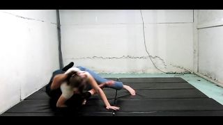 jeans mixed wrestling