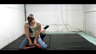 jeans mixed wrestling