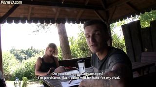 She destroys small guy 18