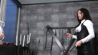 FemDomFoto - Lady Olga & Alina - Checking New Cane Collection