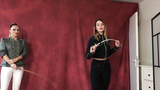 FemDomFoto - Lady Olga & Lady Kat - 100 Ultrahard Strokes