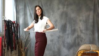 FemDomFoto - Lady Sarah - Caning Exercises