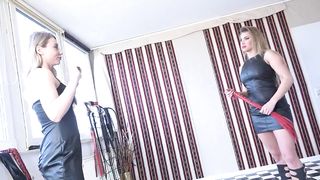 FemDomFoto - Miss Rubin & Lady Maya - 2 Mistresses In Leather