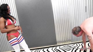 GoddessMax - Sexy White Ballbusting Socks