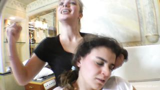 Lezdom - MFVideo - Scissor Championship By Top Girl Francesca & Aline Cruel 2