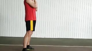 strong women lift guy overhead