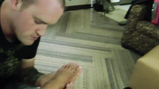 Monica Martin Foot Worship & Gag 1