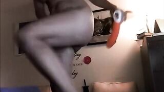 BBC makes her Cum on Skype