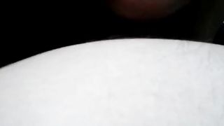 Busty girlfriend sucks & plays with my dick. 1st porn 2