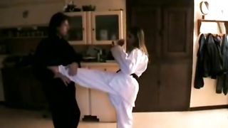 karate young girl