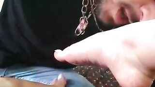 MISS GNDM: foot worship of Iranian dominant by Ashkan, extreme humiliation