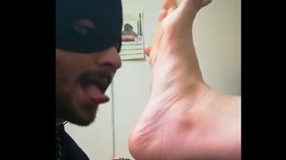 MISS GNDM: foot worship of Iranian dominant by Ashkan, extreme humiliation