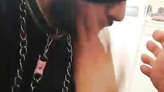 MISS GNDM: foot worship of Iranian dominant by Ashkan, extreme humiliation