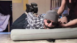 She hogties and gags helpless man 21
