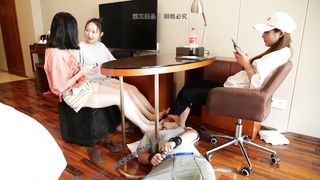 Chinese Group Foot Worship