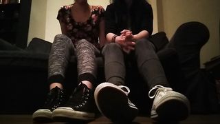 Two converse lick and clean