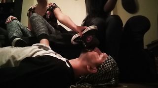 Two converse lick and clean