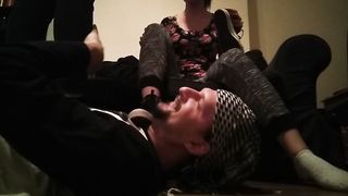 Two converse lick and clean