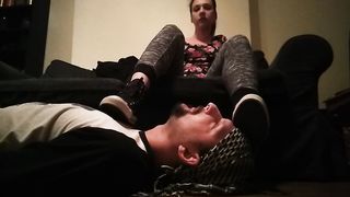 Two converse lick and clean