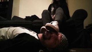 Two converse lick and clean