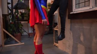 if superman were a buff lady, it. would be like this