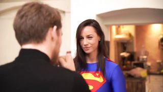 if superman were a buff lady, it. would be like this